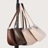 Women‘s Cowhide Underarm Shoulder Bag Ladies Natural Cow Leather Retro Handbags Female Fashi Luxury Designer Crossbody Bags