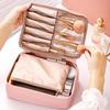 Portable Zipper Makeup Bag Women Cosmetic Bag Travel Organizers Female Make Up Cases Pouch Gift for Girls