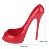 Novelty High Heel Shoe Wine Bottle Holder Storage Wine Rack Home Decor(Red)