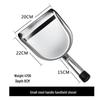 Sturdy Handheld Stainless Steel Shovel for Desktop and Bedding Cleaning