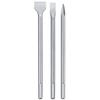 Einhell Set of 3 Chisels for SDS-max Chuck Rotary Hammers (2 Flat Chisels and 1 Punch)