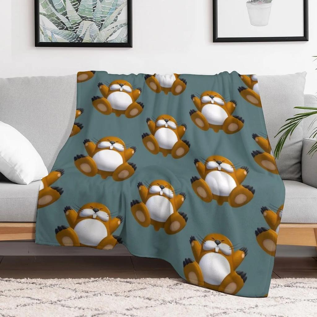New Monty Mole Throw Blanket Stylish Couch Blanket for Home Living Room
