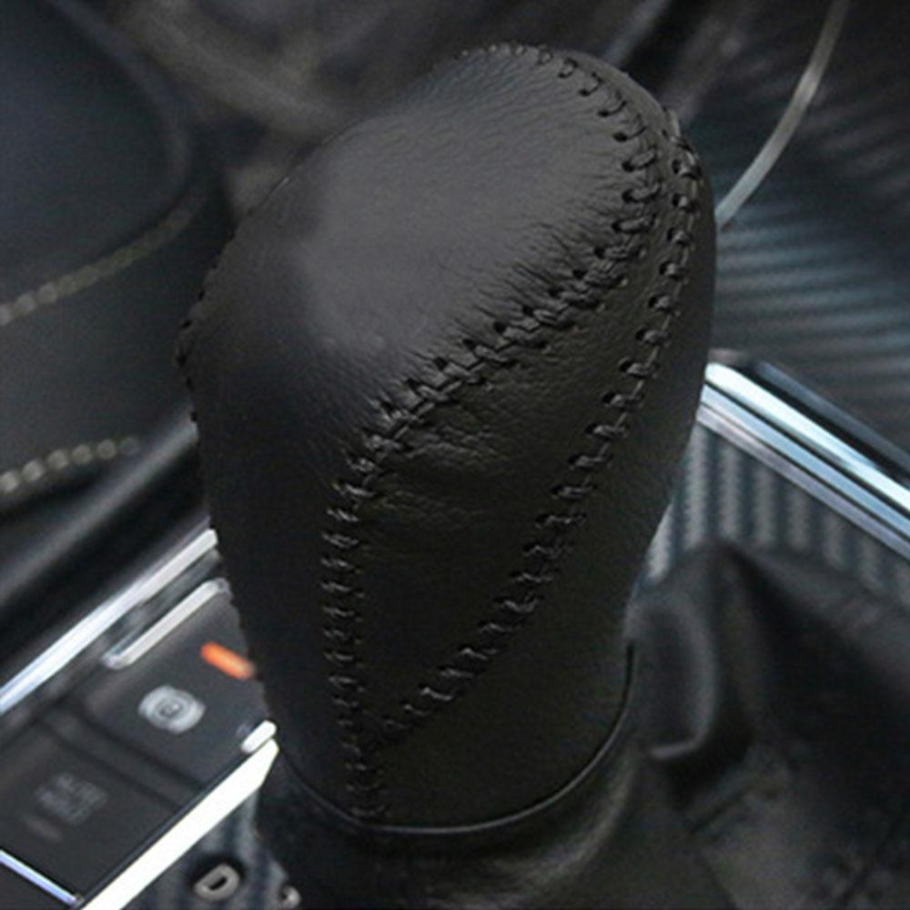 Leather Car Gear Head Shift Knob Cover Case for VW Golf 6 7 MK6 MK7 GTI DSG Tiguan POLO BORA Passat B7 Tiguan Touran
