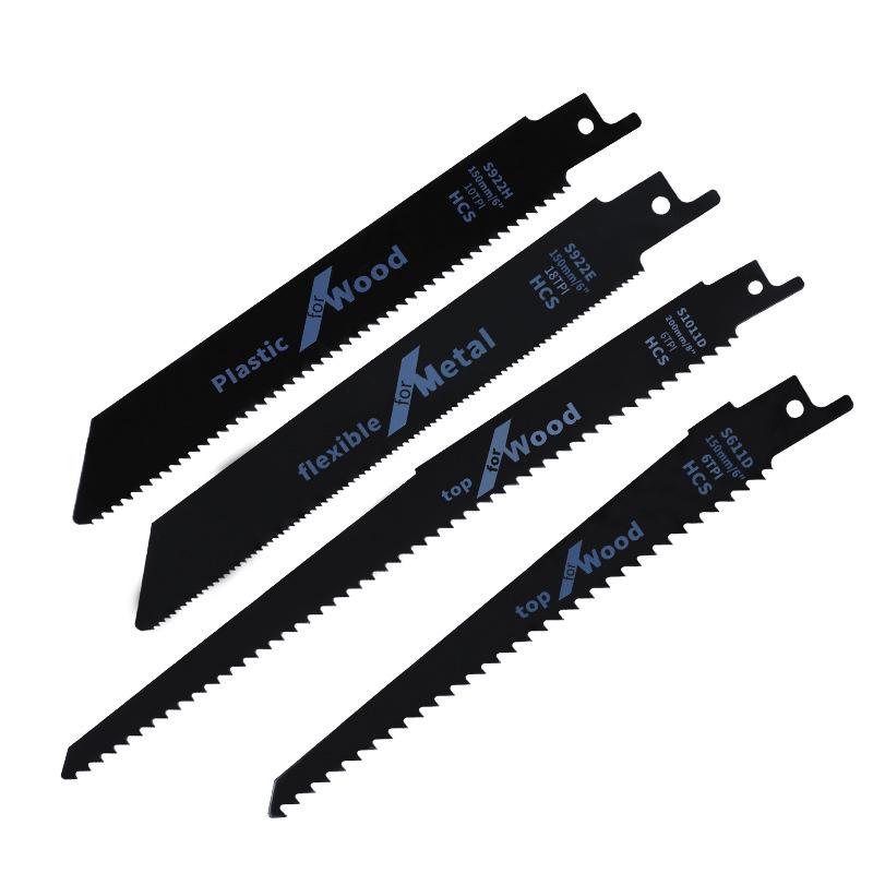 4PC Sabre Saw Blades Set for Woodworking & Iron Cutting