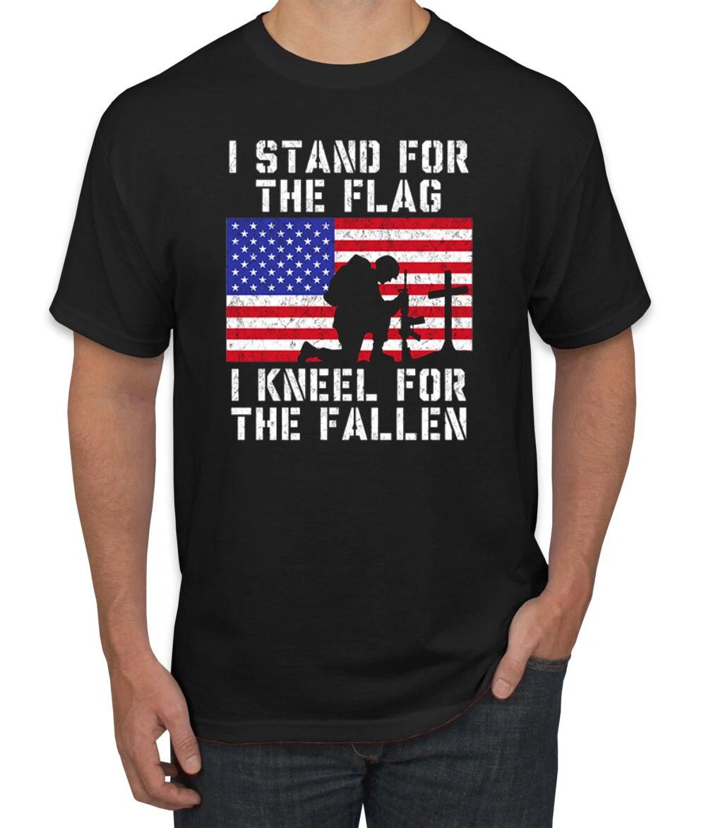 I Stand for the Flag I KneelMens T- Shirt 2XL