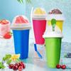 300ML Schnellgefrorener Slushy Maker Becher Sommer Quetschbecher für Selbstgemachte Smoothies Saft Eis Sommer Quetschbecher Küchenwerkzeug