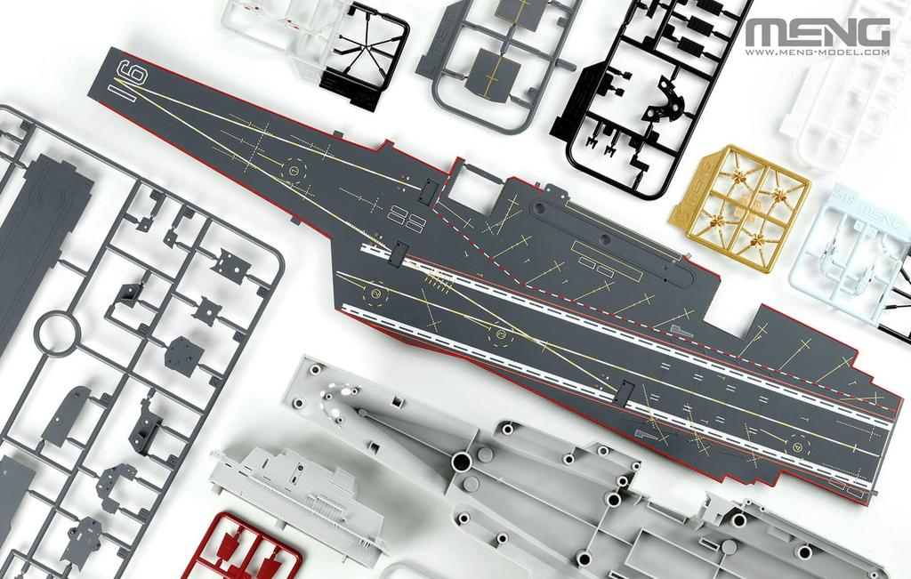 GSI Creos Meng Model 1/700 Chinese Navy Aircraft Carrier Liaoning Multicolor Plastic Model MPS-010S (Ship)