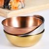 Seasoning Dish Round Rust-proof Stainless Steel Household Small Metal Sauce Plate