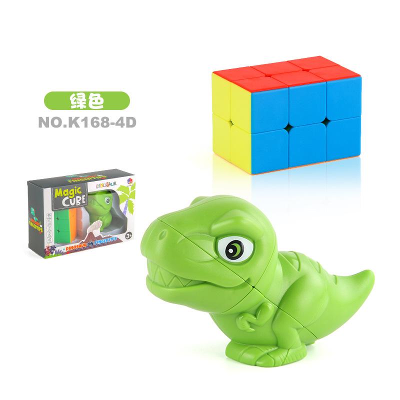 Supply Simulation Dinosaur Animal Rubik'S Cube Smooth Rotation Second-Order Special-Shaped Rubik'S Cube Children'S Science And Education Toys