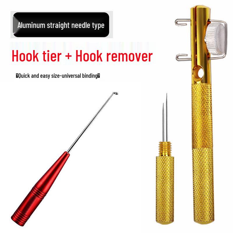 Quick Hook Tying Tool: Manual Knot & Inner Line Guide for Fishing Hooks