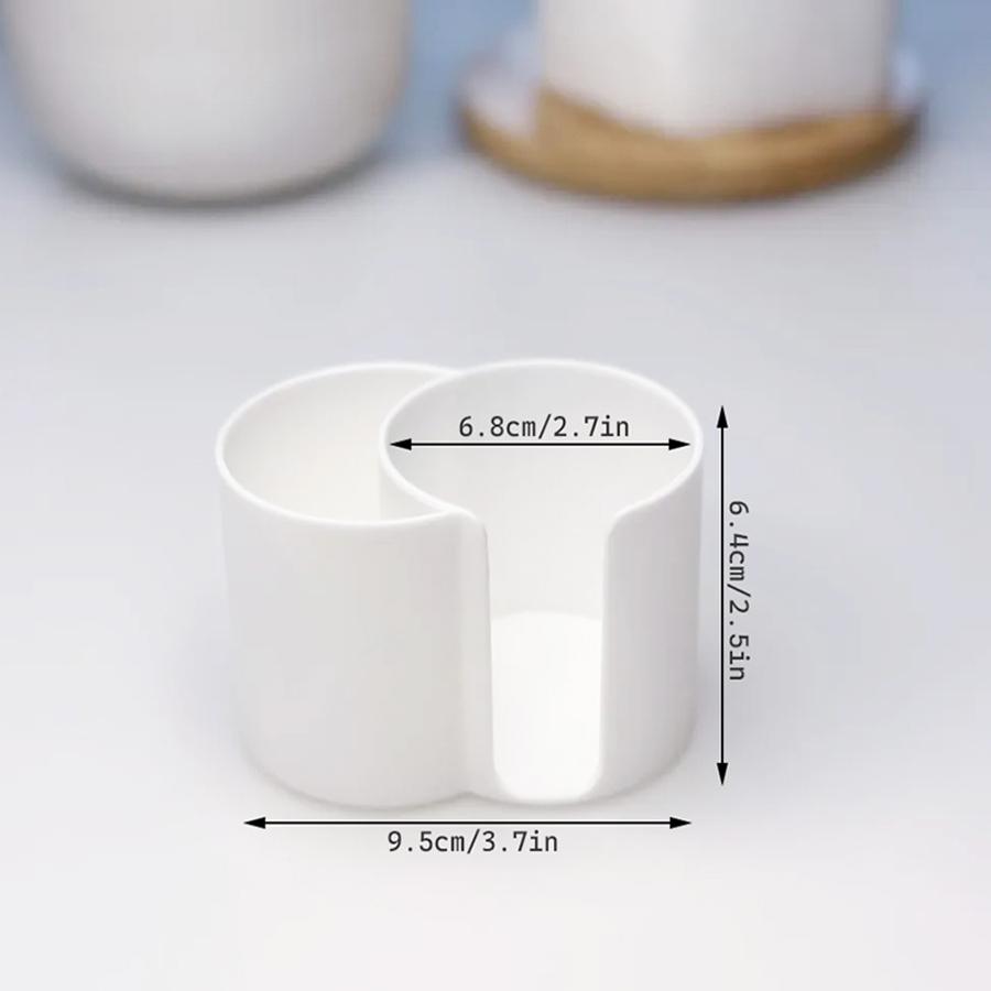 2 in 1 Clear Cotton Ball Pad Swabs Make Up Pads Dispenser Holder Organizer Container Multifunction Cosmetic Makeup Organizer