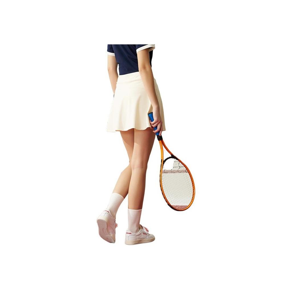 Reebok Fashion Versatile Retro Fitted Stretchy Casual Skirt Women skirts Off-White 24FRC636WGW2