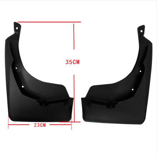 Набір з 4 чорних пластикових бризковиків для Toyota RAV4 2019 року (НАС) - Включає перемикачі