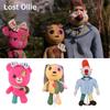 Animated Lost Ollie Character Plush Toy Rabbit Bear Soft Stuffed Doll Kids Gifts