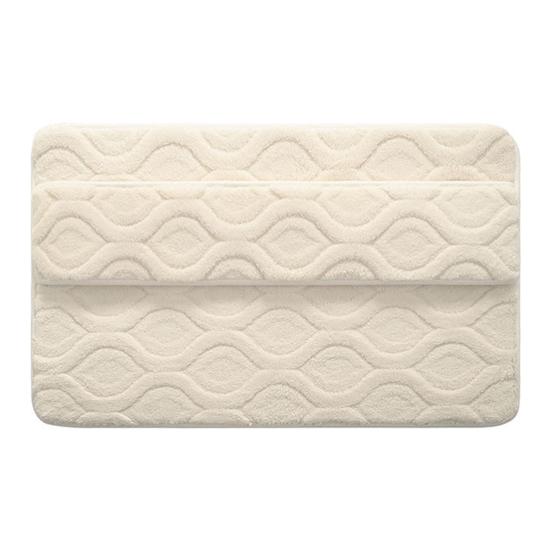 Absorbent Bathroom Mat Fluffy Doormat Foot Drying Mat Slip Resistant Backing