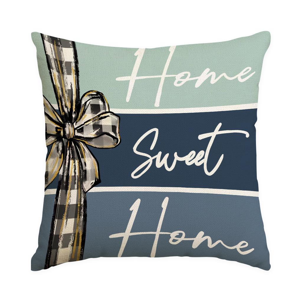 1/4pcs Christmas Black Christmas Tree Pattern Printed Pillow Cover, Decorative Home Sofa, Suitable for Living Room and Room