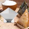 Stampo per Zongzi Triangolare Rettangolare Strumento per la Preparazione di Dumpling di Riso in Acciaio Inossidabile Pallina di Riso Fatta in Casa