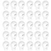 300pcs Single Hole Cord Locks Ball Shape Toggle Stopper Lanyard Spring Clip  Luggage Accessories