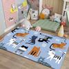 Cartoon Rugs for Bedroom Kids Cute Animal Carpet Modern Style Baby Mat Soft Children's Room Rug Non-slip Nordic Style Decoration