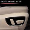 Car Bright Black Electric Seat Button Panel Frame Interior Trim Accessories for Alphard/Vellfire 40 26-27s