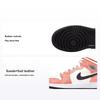 Air 1 Mid SE GS Orange Wildleder Kinder Sneaker Team-Orange Schwarz Sail DV1336-800