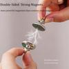 Magnetic Curtain Button Detachable Self-Adhesive Magnetic Patch for Light Blocking Drapes Shower Curtain Closure Buckle Fastener