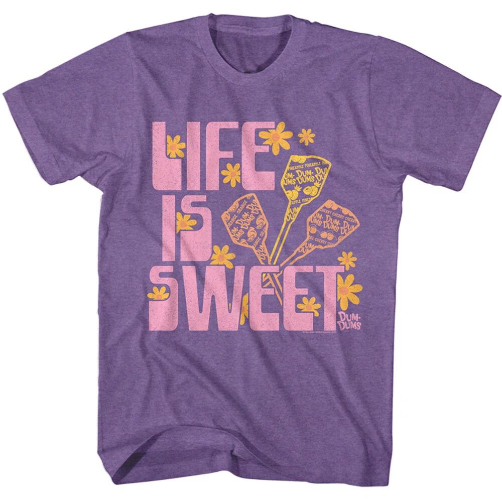 Dum Dums Candy Suckers Orange Pineapple Cherry Life Is Sweet Men s T Shirt M