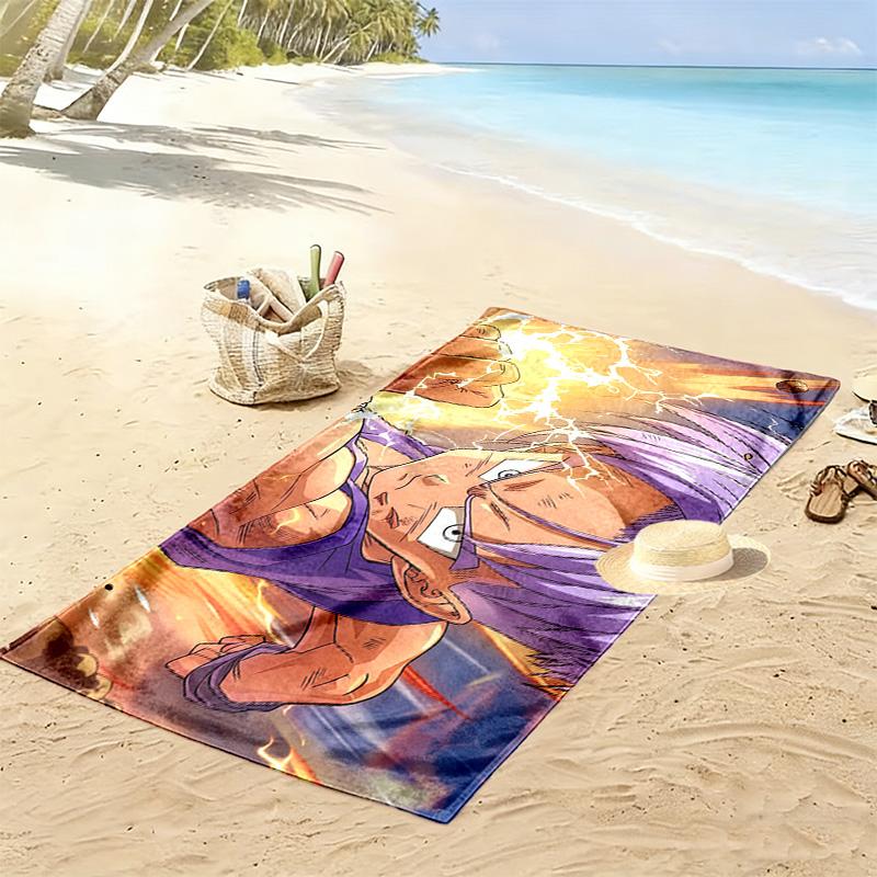 Trunks Print Beach Towel, Large Soft Quick Dry Towel for Beach Camping Swimming
