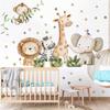 Cartoon Waldtiere Wandaufkleber Für Kinder Kinderzimmer Mädchen Junge Babyzimmer Dekoration Elefant Giraffe