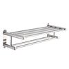 Stainless Steel Wall-Mount Towel & Storage Rack