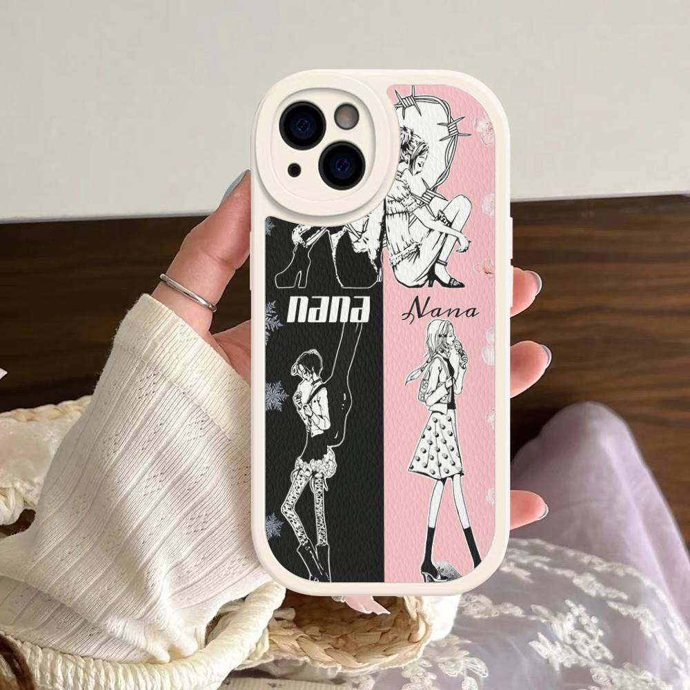 Anime Cool Nana Osaki Phone Case For iPhone 16 15 14 13 12 11 Pro Max Plus Shockproof Leather Cover