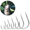 10pcs Lure Sea Fishing Hooks Thickened Anti-corrosion High Carbon Steel Fishhooks With Barbs Fishing Tackle