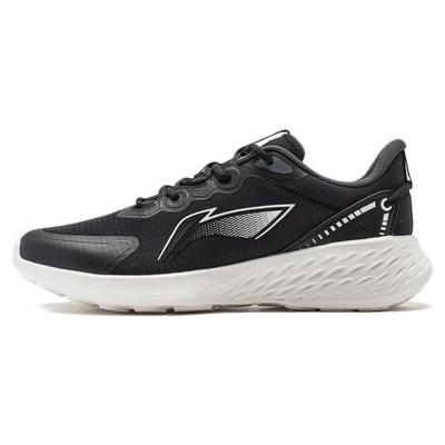 Li Ning Zapatillas de Running de Caña Baja Suaves Casuales Cómodas Antideslizantes Resistentes al Desgaste para Hombre Zapatillas Negro ARST047-1