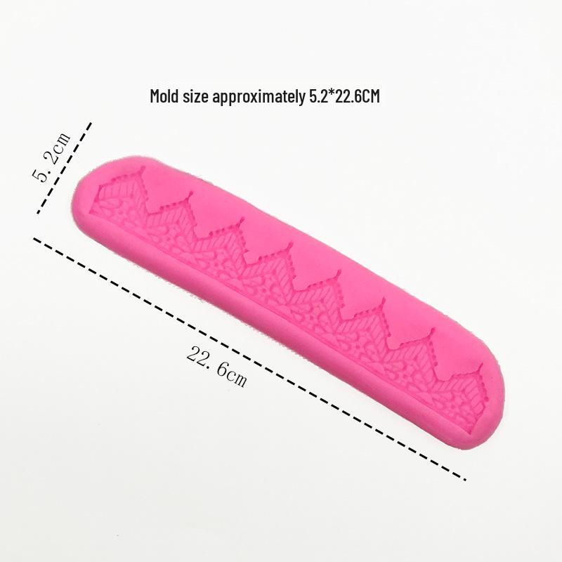 Vintage Pattern Fondant Silicone Mold Cake Border Decoration Set