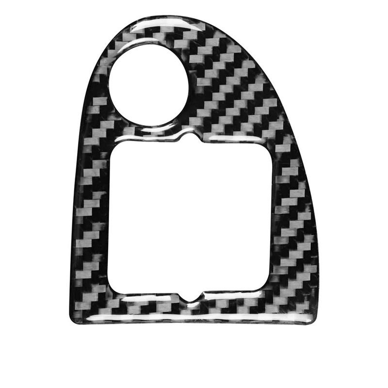 Carbon Fiber Car Interior Tail Box Switch Button Frame Sticker For VW Golf 4 GTI Jetta MK4 1999-2004 Styling Accessories