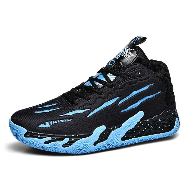 Nové Basketbalové Boty Pro Muže Venkovní Trénink Zapatillas Pánské Vysoce Kvalitní Posilovací Boty Tenis Luxusní Boty Protiskluzové Tenisky
