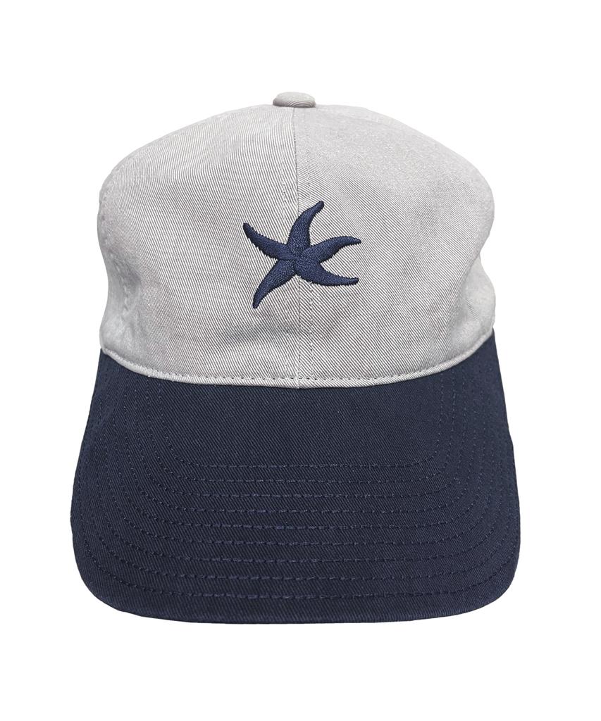 THE COLDEST MOMENT Tcm Starfish Cap (Light Grey/Navy)