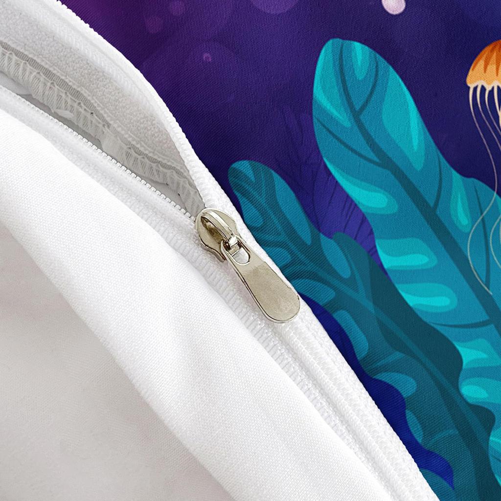 Cute Scales Three-Piece Quilt Cover 3D Digital Printing Bedding Set