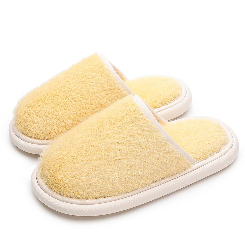 Clearance: Women's Thick Sole Furry Slippers, Warm Non-Slip for Outdoor and Home.