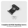 Armrest Box Lid Buckle with Screws Long-Lasting Strong