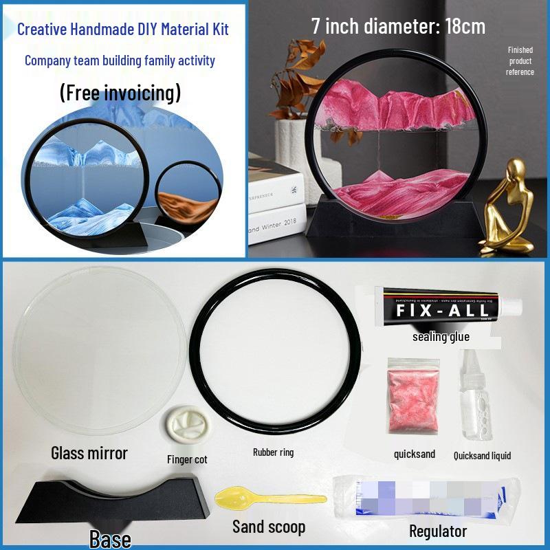 

Quicksand Painting DIY Kit: Ideal for Children, Adults, Community Teams, Seniors, and University Events - Perfect Mid-Autumn Festival Gift.