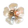 4Pcs Rhinestones Pearls Button Clips Decorative Cufflinks Cover For Dress Shirt Top Sale