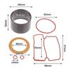 1Set Nitrile Rubber Air Compressor Piston Ring Kit  for Mute Air Compressor Repair