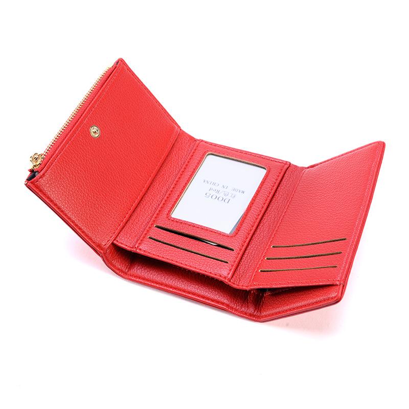 Simple Women's Wallet Short Leather Clutch Purse Female Money Clip High Quality Card Holder