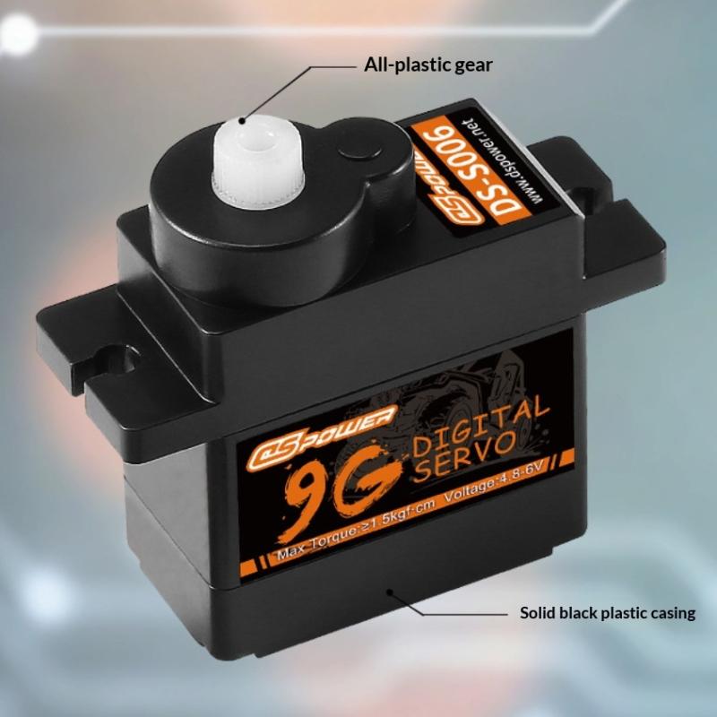 1 Set Rc Fixed-Wing Airplane Robot Car Boat Duct Plane Small Servo Motor 9G Plastic Gear Digital Servo