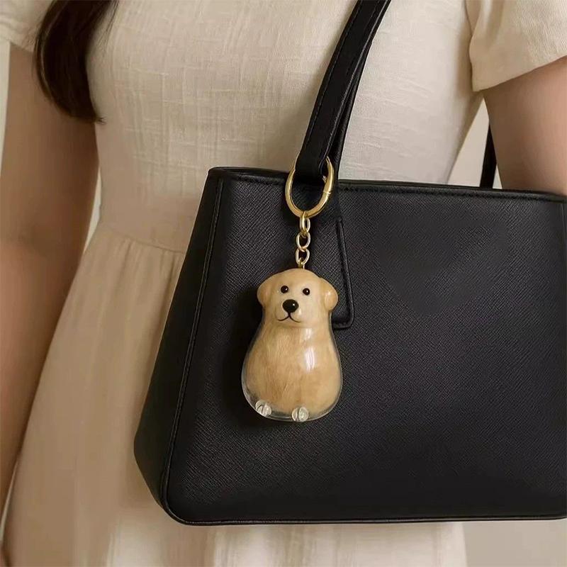 1PC Keychains Cute Pet Souvenirs Gifts For Pet Lovers Widgets DIY Bag Pendants Pet Lovers Pet Hair Storage Funny Pet Hair