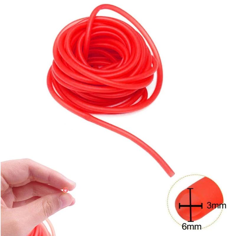 1-5meter ID 1.7 2 3 5 6mm OD 4 4.5 5 6 7 9mm Nature Latex Rubber Hoses