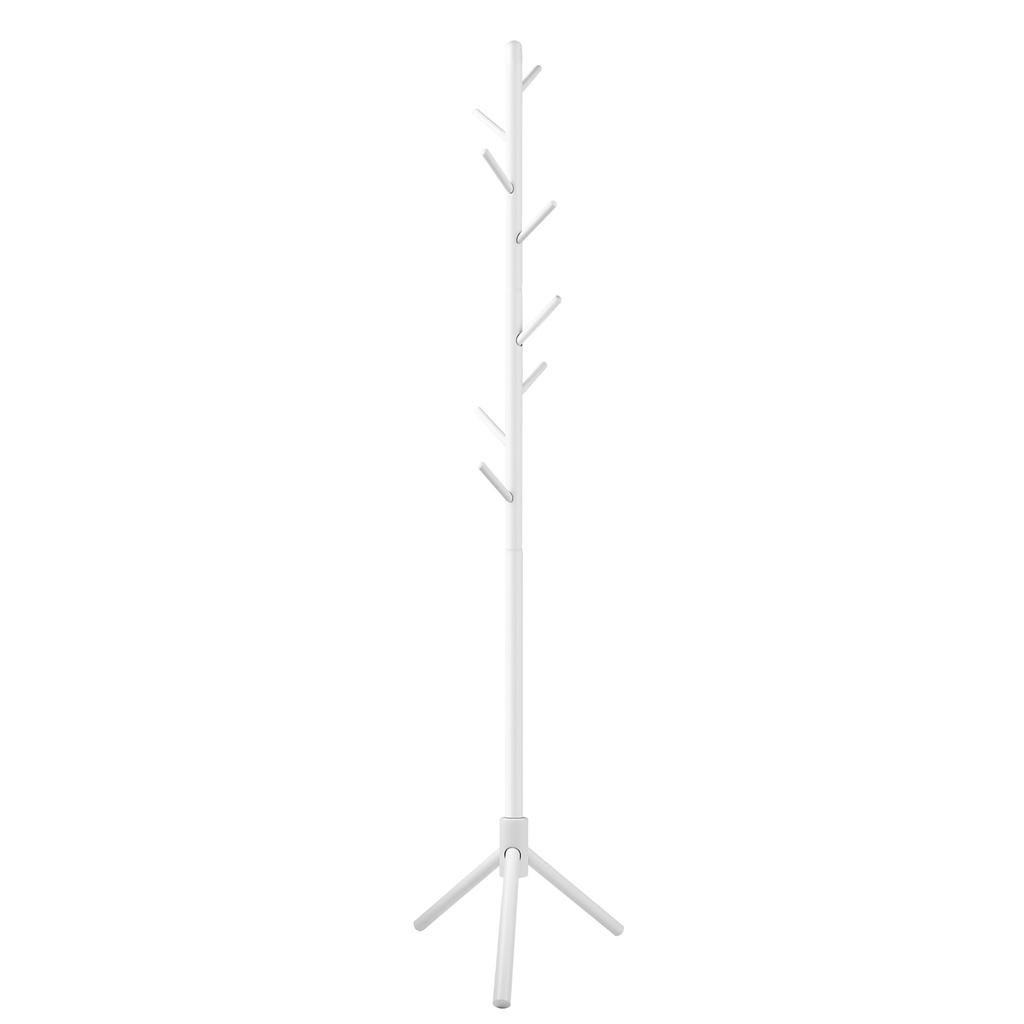 Ahşap Askılık 8 Kancalı Bağımsız Askılık Çocuklar İçin 3 Yükseklik Seçeneği Yetişkin Yatak Odası Ofis Girişi için Askılık