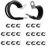 24PCS Stainless Steel Cable Clamp Rubber Cushioned Wire Management  Automotive Marine Industrial