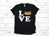 Love Hotdog T-Shirt, Cute Hotdog Shirt, Tank Top, T-shirt,T-shirt, T-shirt